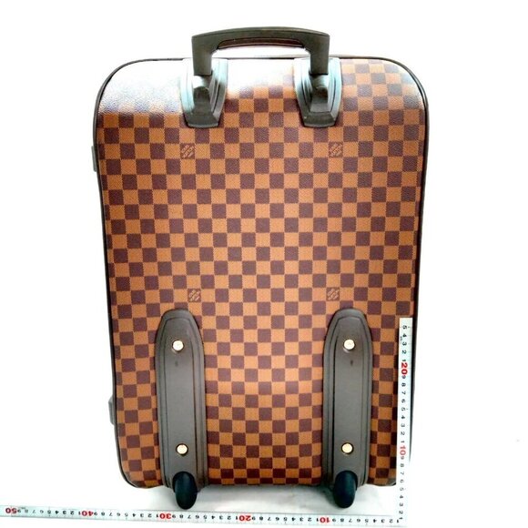 100% Authentic Louis Vuitton Pegase55 Brown Damier Travel Bag - Picture 2 of 9